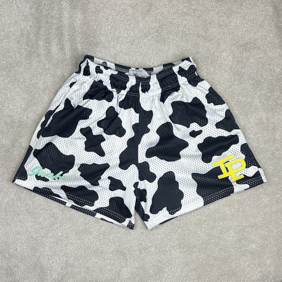 Inaka Power Black and White Athletic Shorts - Picture 1 of 3